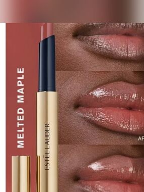 Estee Lauder Pure Color Melt-On Glossstick  Malted Maple .06 oz.
